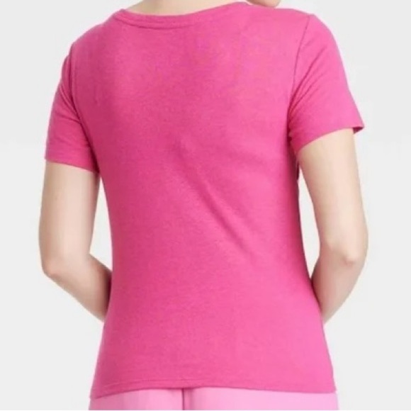 A New Day Pink Top with Tie Front - Picture 2 of 13